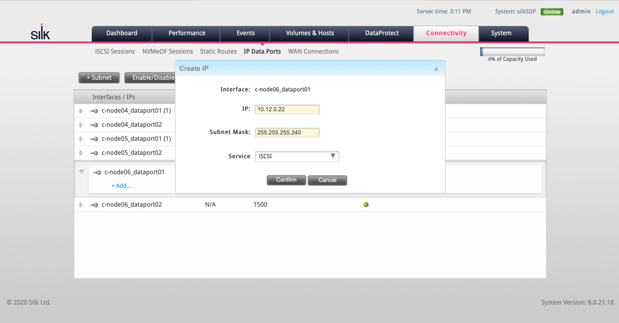 Present an extra iSCSI path